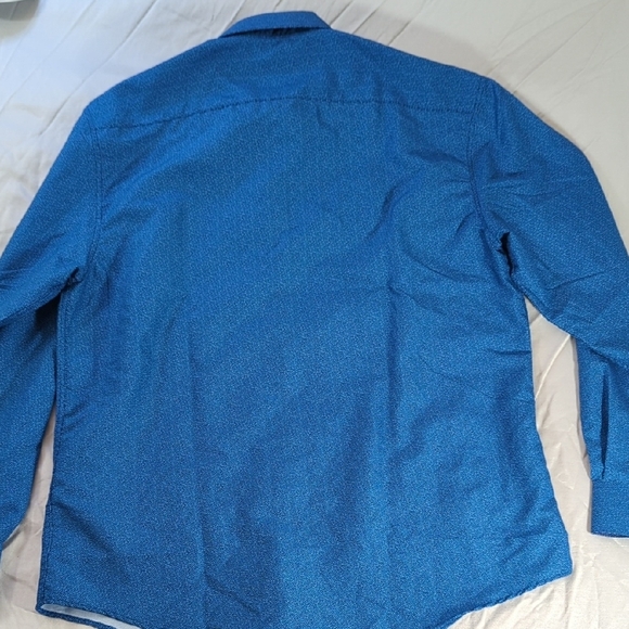 NEW CALABRUM LINDON Blue Dress Shirt Classic Style, New With Tags, Beautiful!!? - Picture 7 of 12